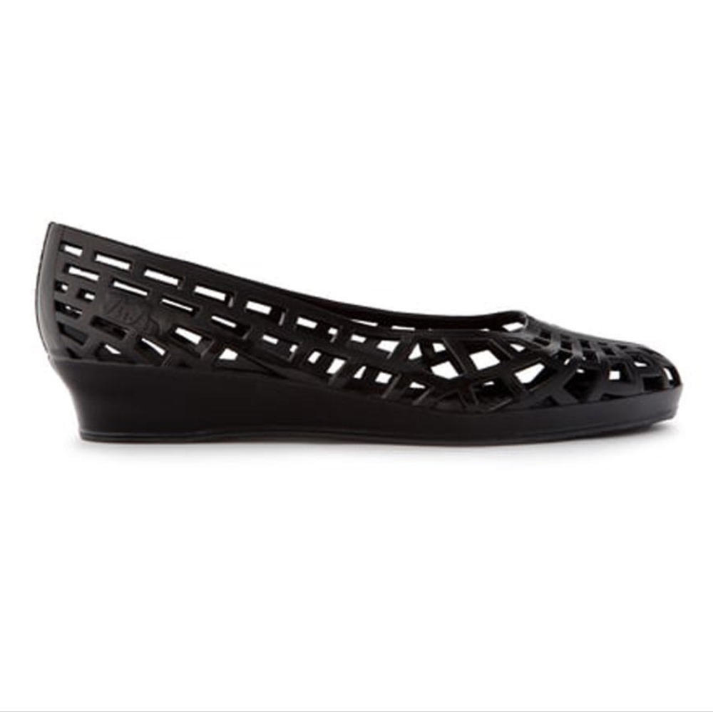 JuJu England Jelly Sandals CHRISTABEL Size UK 7 black